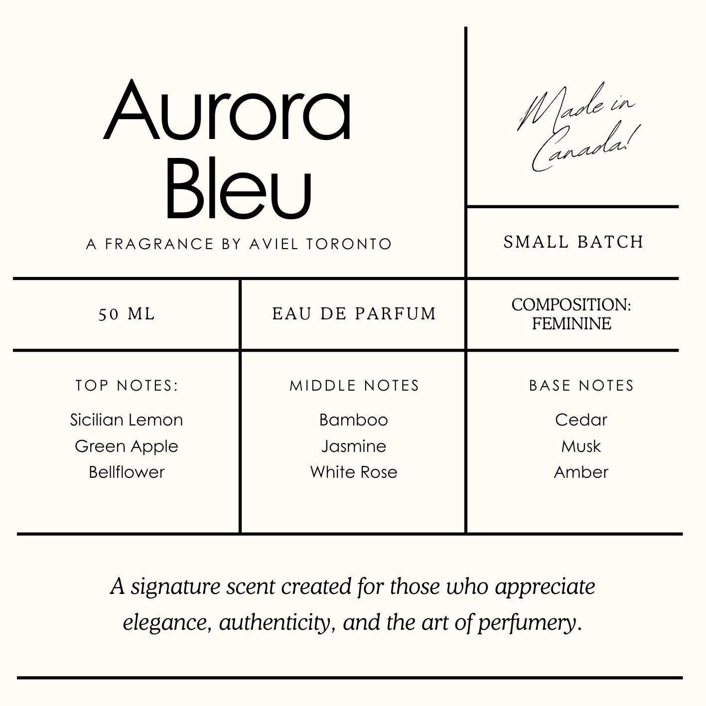 AURORA BLEU Inspired by: Love Don't Be Shy by Kilian