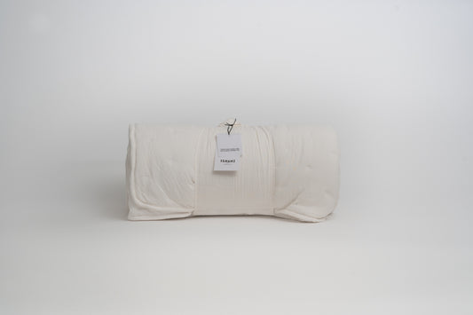 Quilt Set Ultra Soft Microfiber Stone-Washed Lightweight All Season - white
